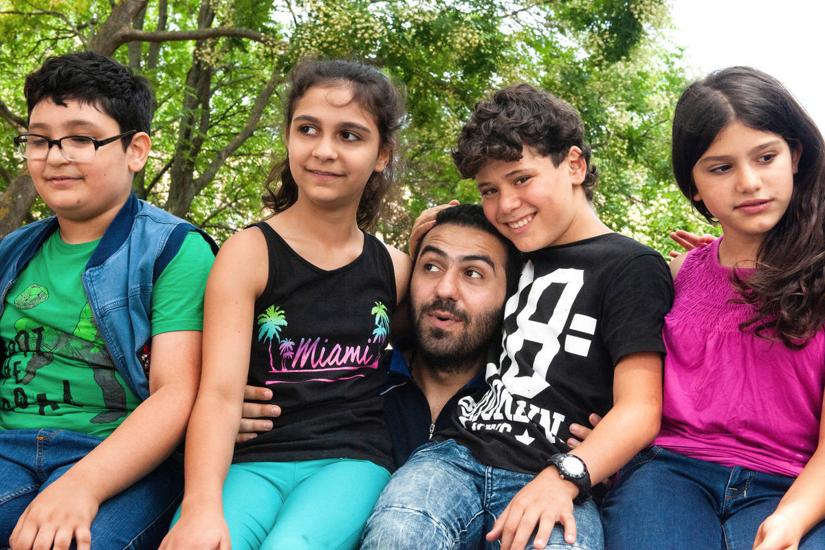 Austria. Children who would otherwise be stuck at home through the holidays benefit from "fun-learning" at a summer school in Vienna run by the Syrian refugee non-profit organisation "Die Brücke des Friedens" (The Peace Bridge)"