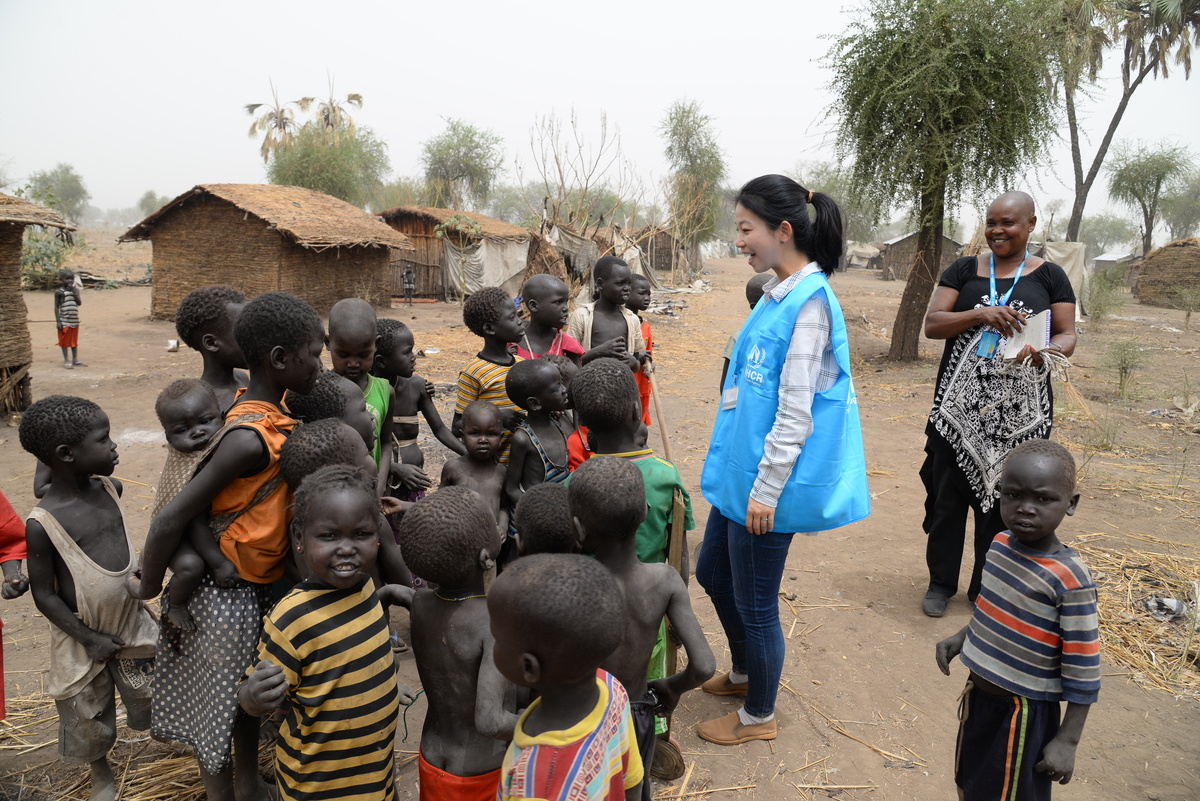 South Sudan. Refugees at Doro camp