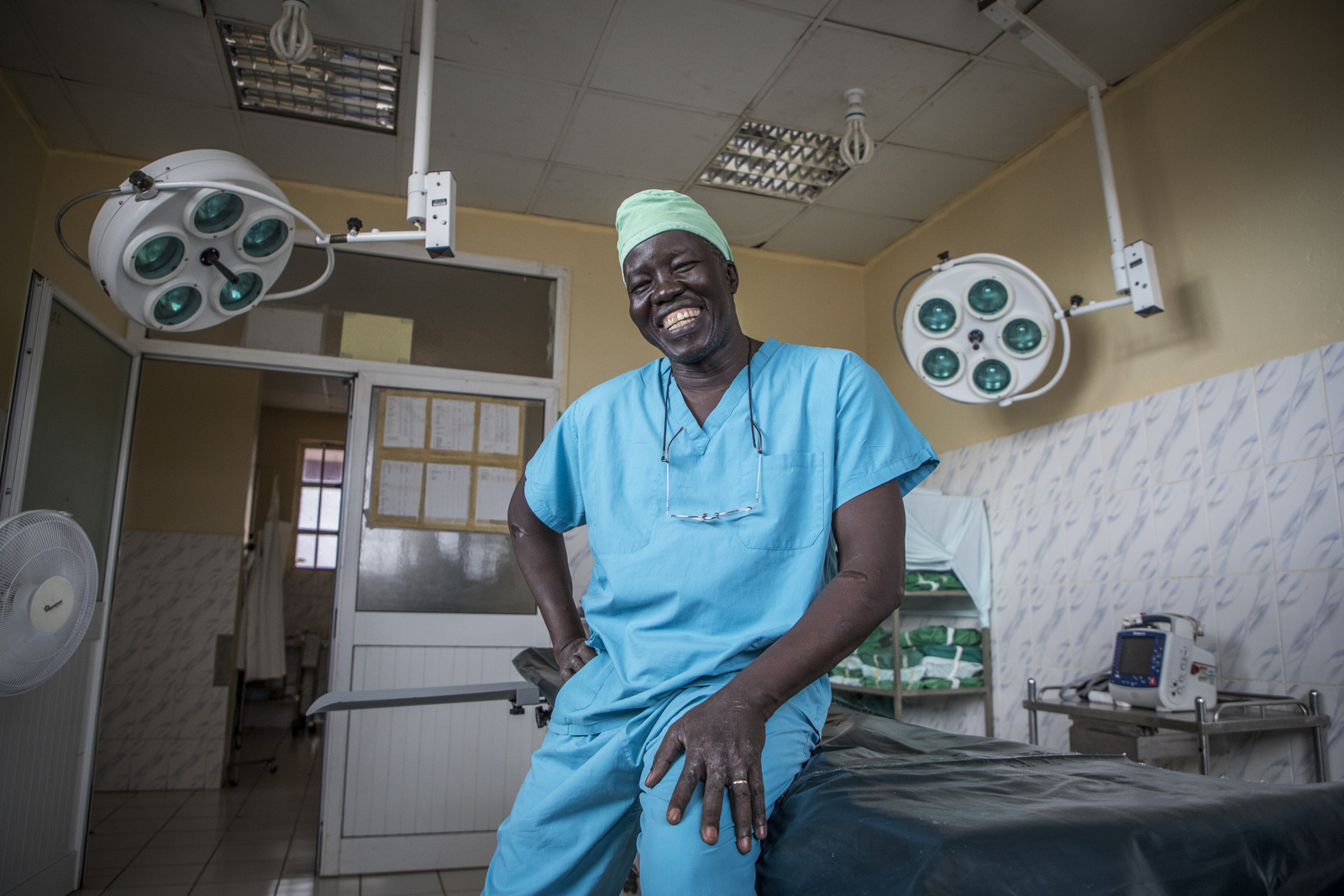 Dr. Evan Atar Adaha, Surgeon and Medical; Director of Maban County Hospital.