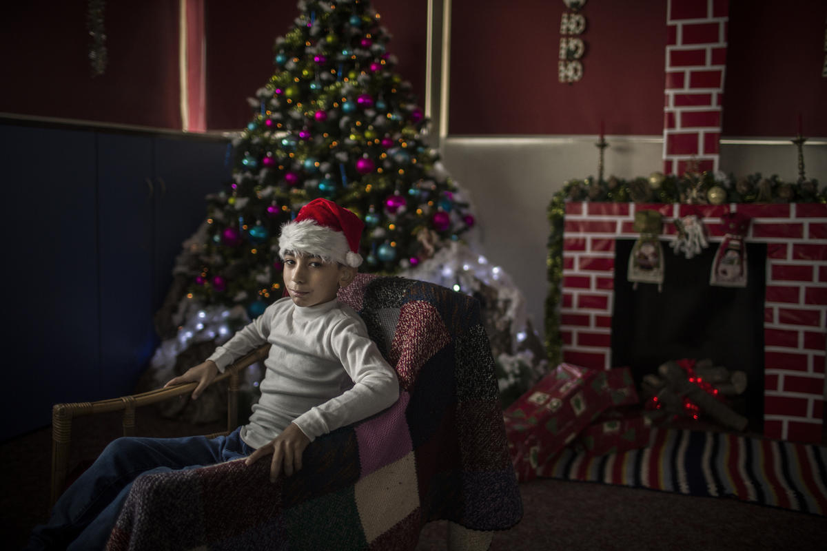 Christmas choir by deaf children at FAID school