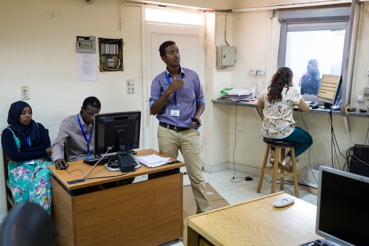 Egypt. Once he ran for his life, now running is Somali refugee's passion