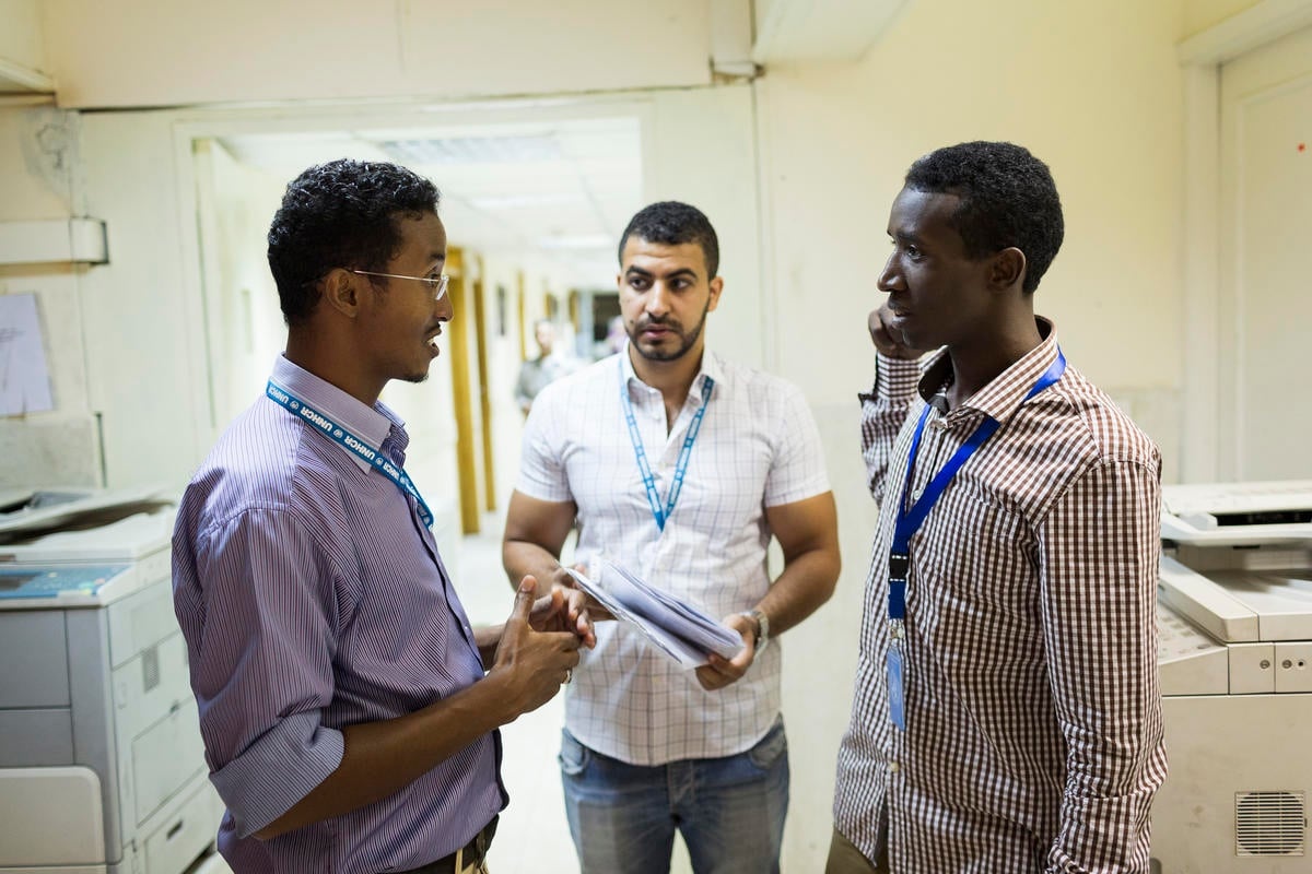 Egypt. Once he ran for his life, now running is Somali refugee's passion