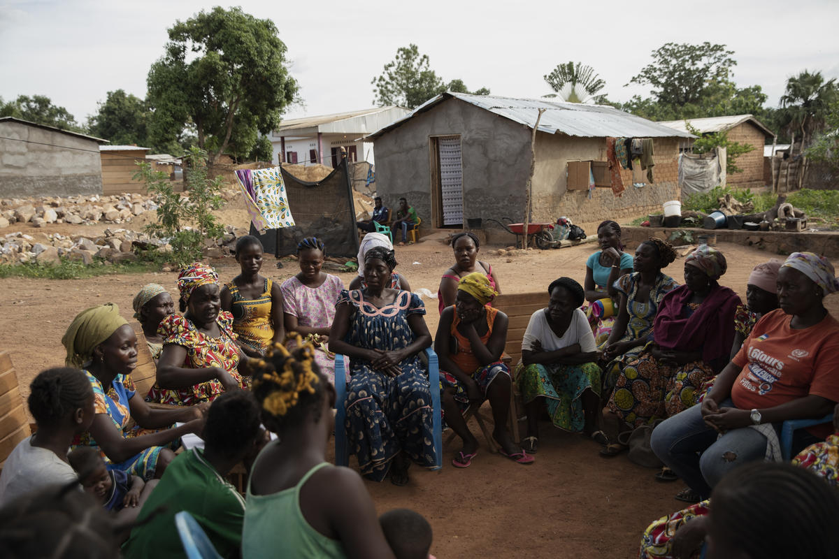 Central African Republic. Member of the "Standing Women"