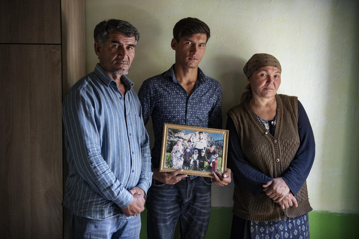 Kyrgyzstan. Portrait of the Khatamov family