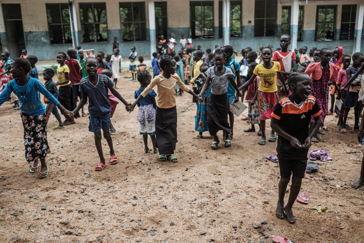 Ethiopia. Refugee teacher believes that education is the key to a brighter future in his homeland of South Sudan
