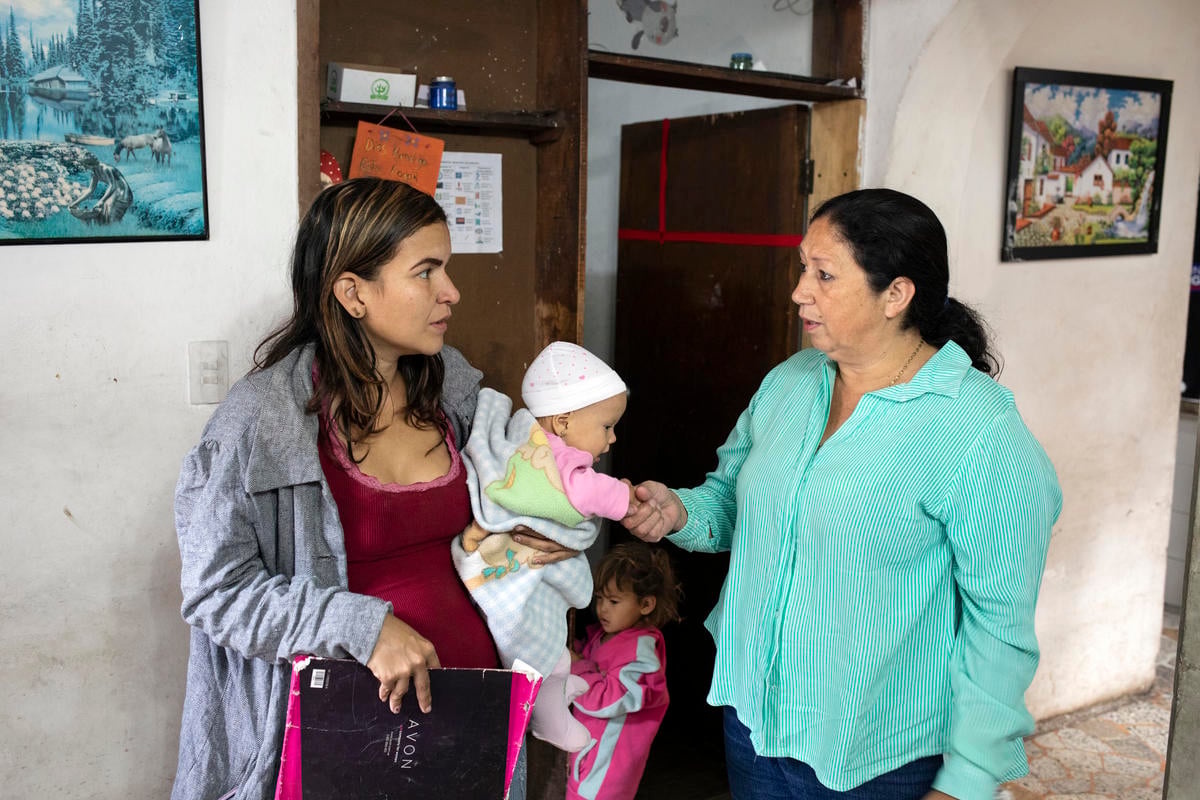 Colombia. Good Samaritan opens her home to Venezuelans in need