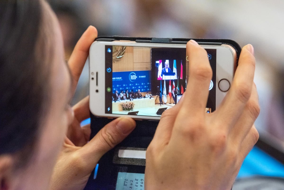 Switzerland. UN Secretary-General addresses the opening session of the Global Refugee Forum