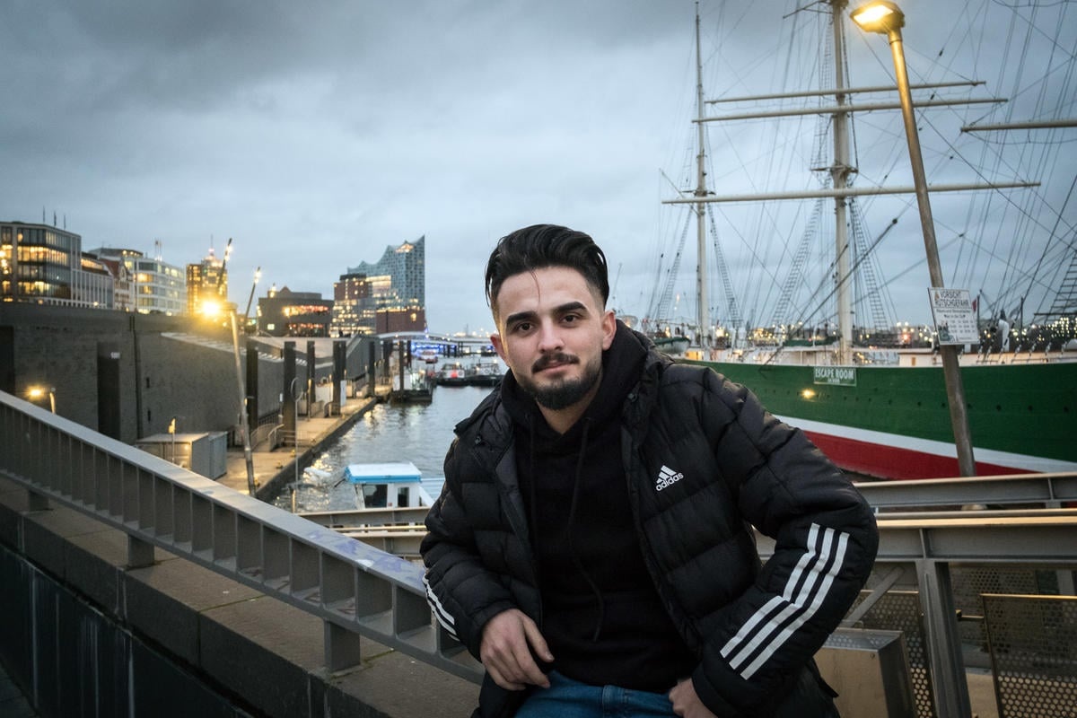 Germany. Syrian refugee finds safe harbour in Hamburg