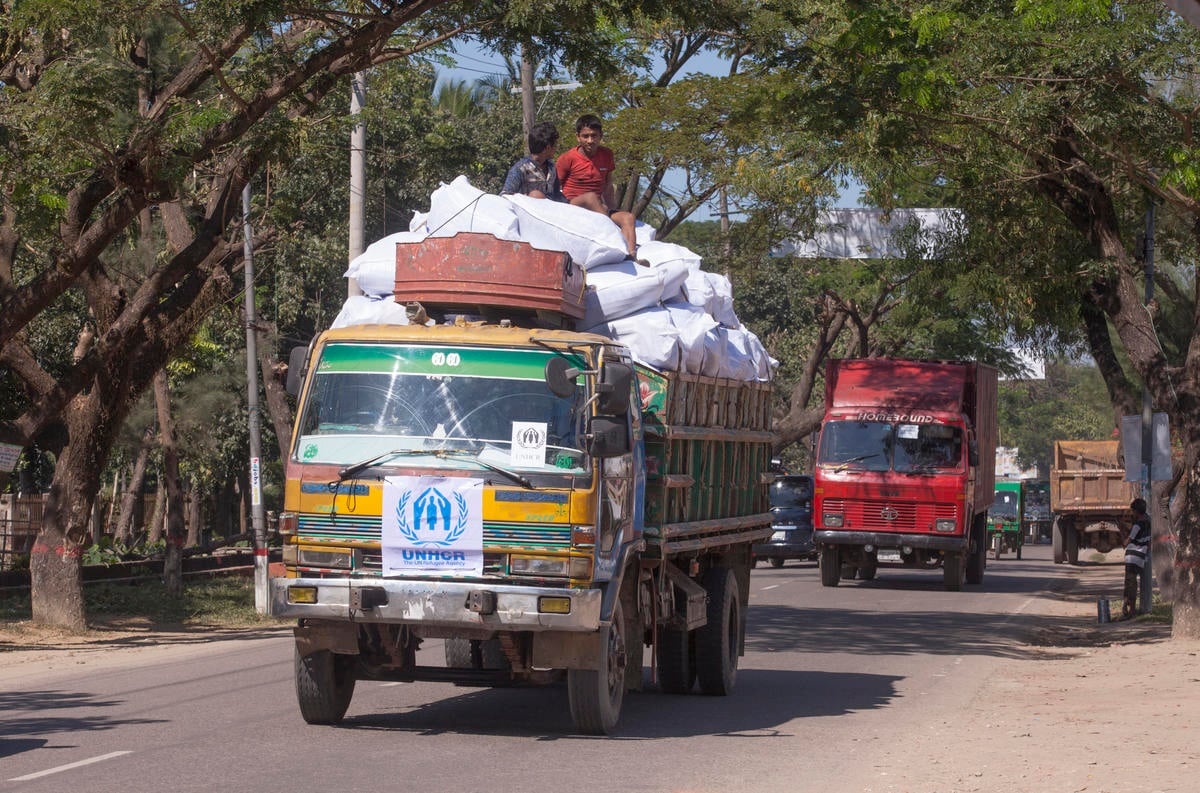 Bangladesh. General views of Kutupalong refugee camp and surrounding areas