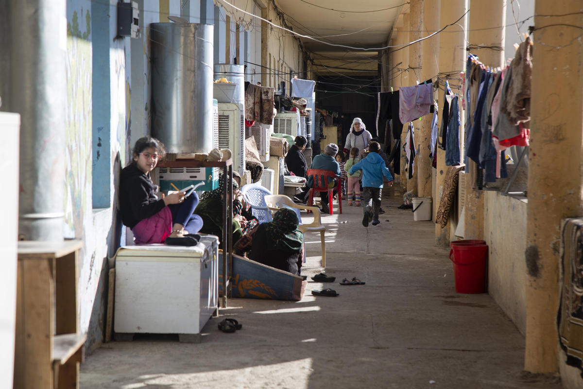 Iraq. Syrian refugees in Akre camp train as mental health counsellors
