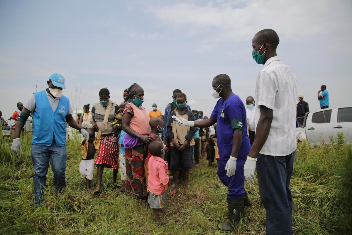 Uganda. Seeking safety over the border