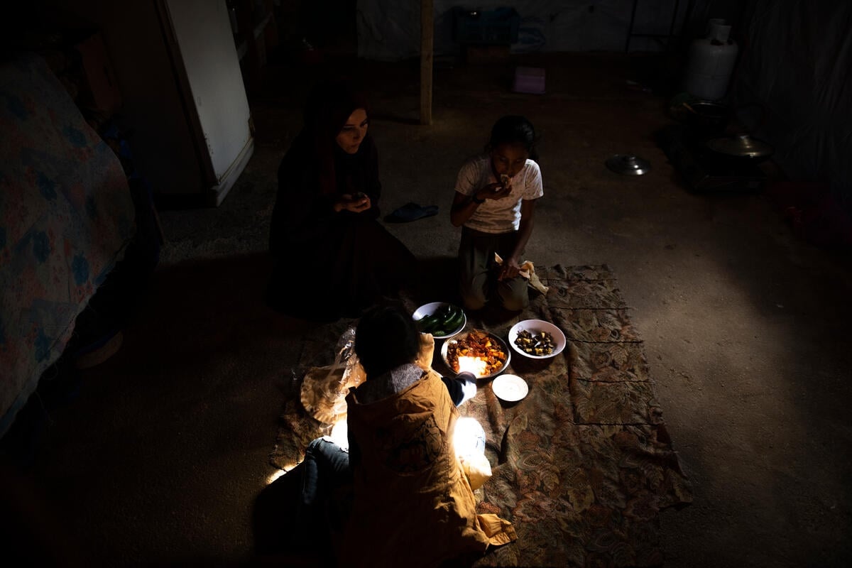 Lebanon. Syrian refugees and daily life in refugee camps