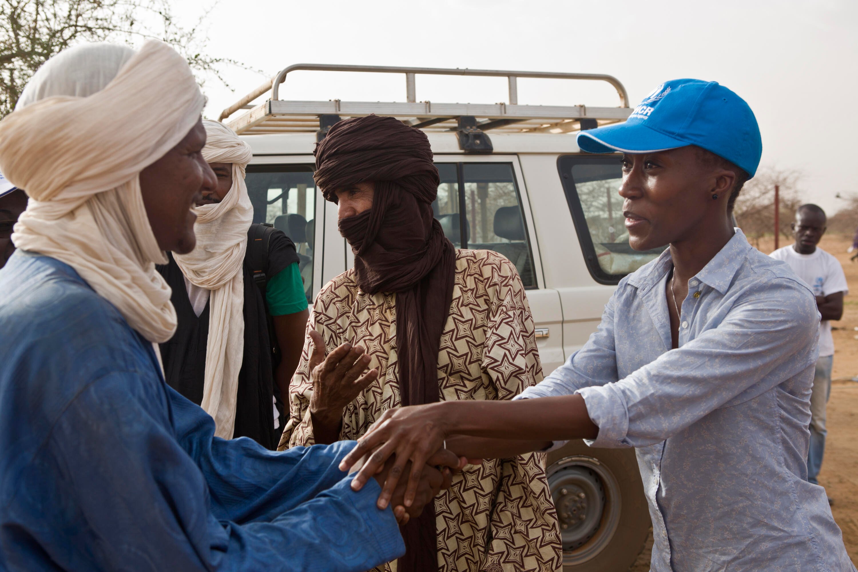 Burkina Faso / Rokia Traore in Goudoubo Refugee camp