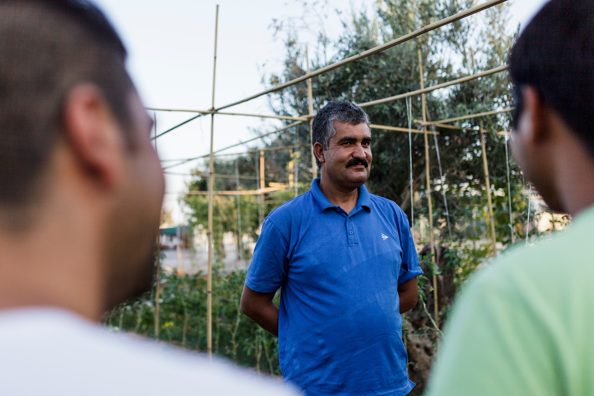 Greece. Afghan refugees 'give back' to needy Greek families