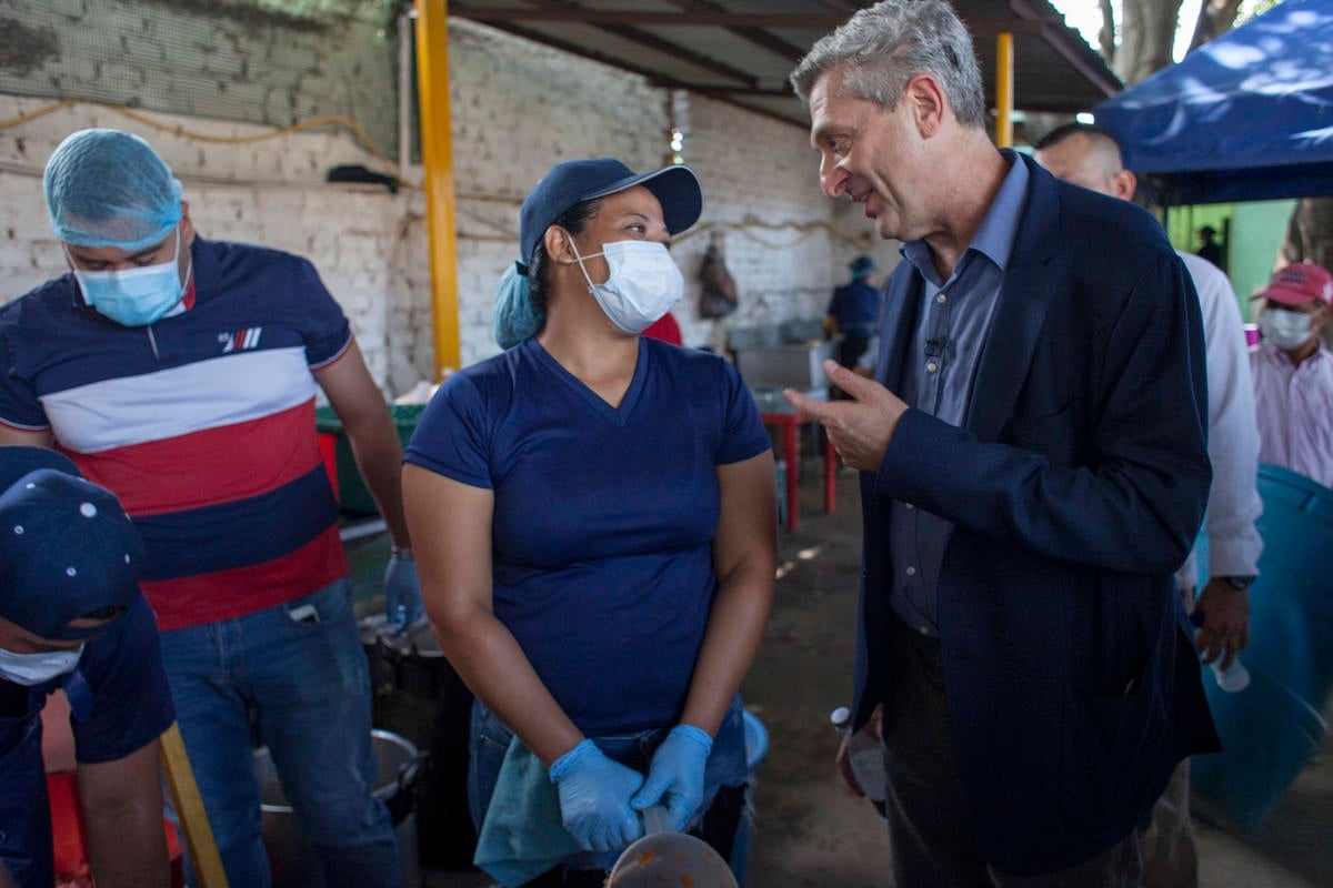 Colombia.Mission to Venezuela situation. The High Commissioner Filippo Grandi visits the colombian city of Cúcuta, on the border with Venezuela