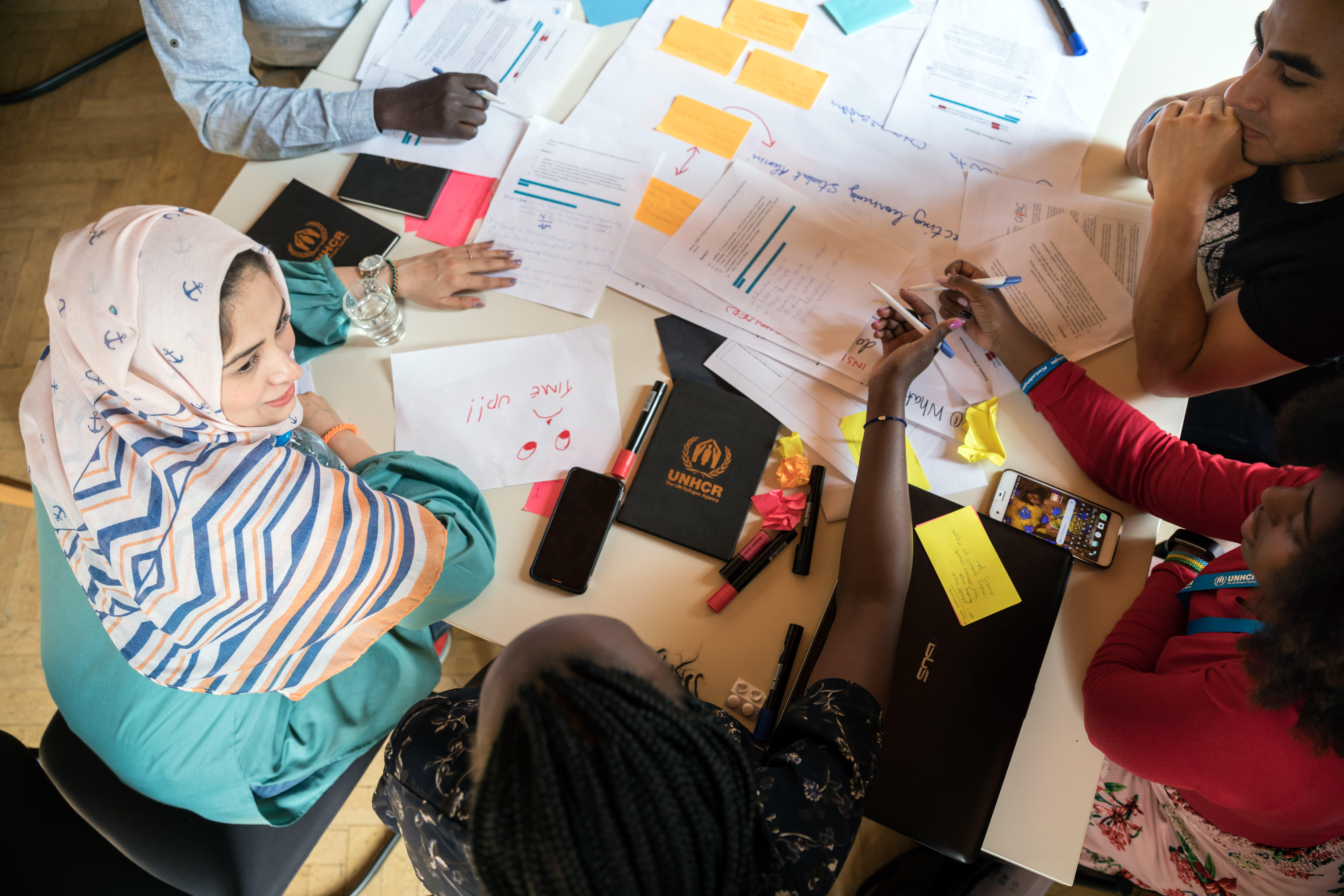 Germany. Portraits of DAFI scholarship winners and refugee students