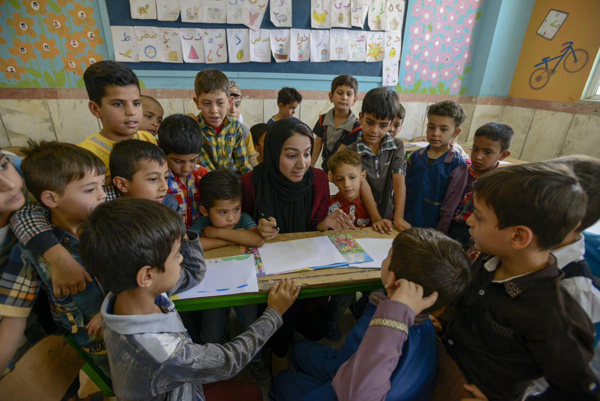 Iran- Successful young Afghan refugee planning to return to Afghanistan