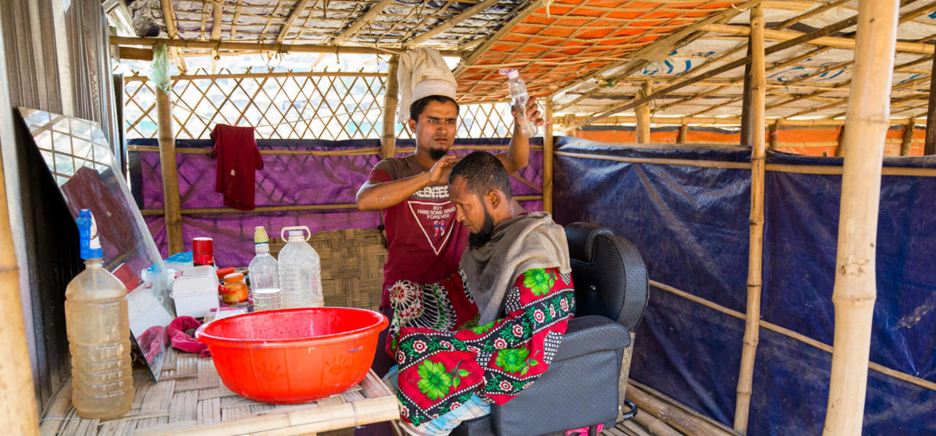 Bangladesh. Rohingya traders open for business