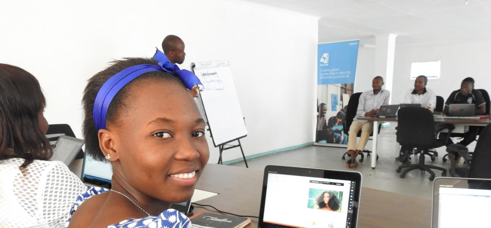 Malawi. Congolese refugee develops Natural Beauty app