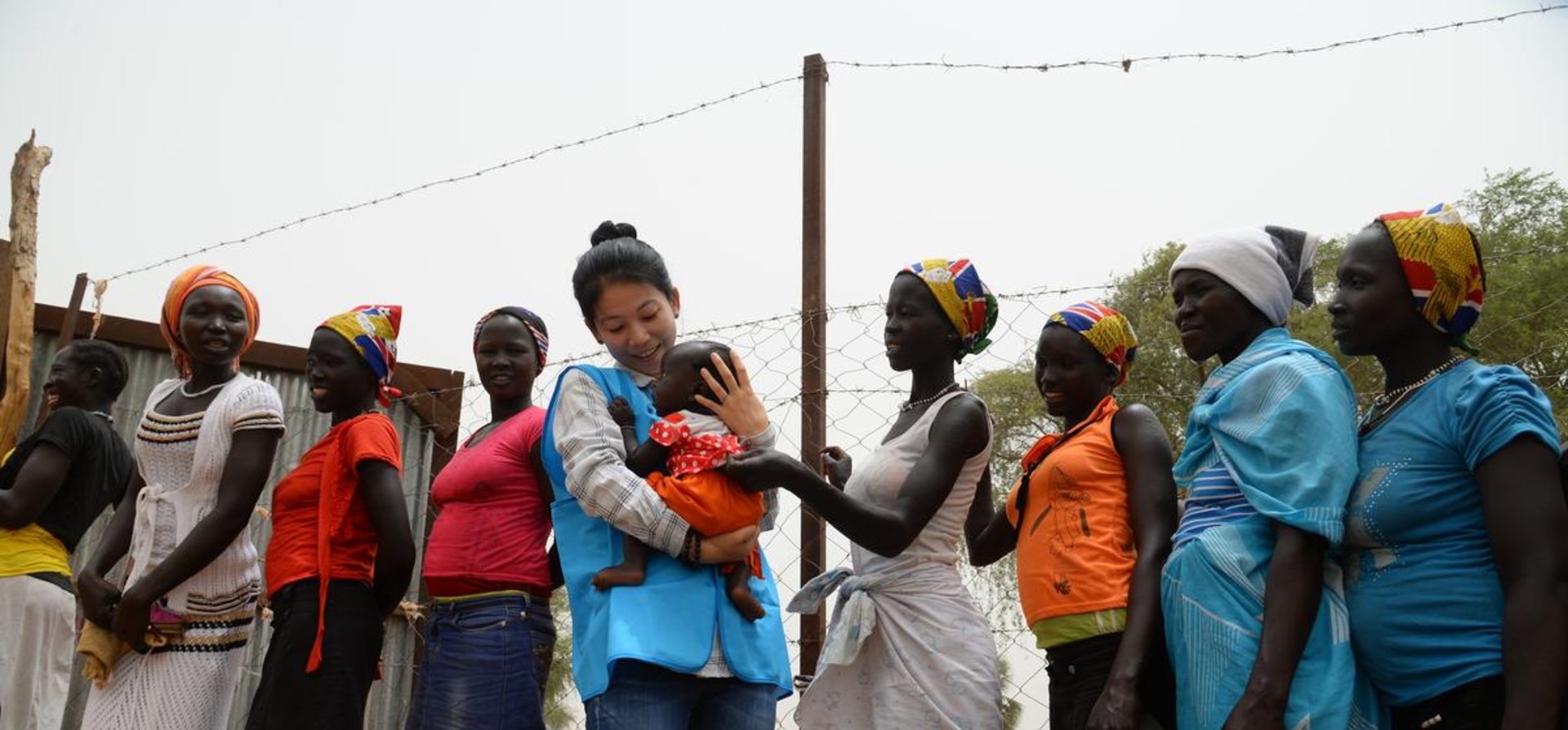 South Sudan. Refugee registration at Doro Camp