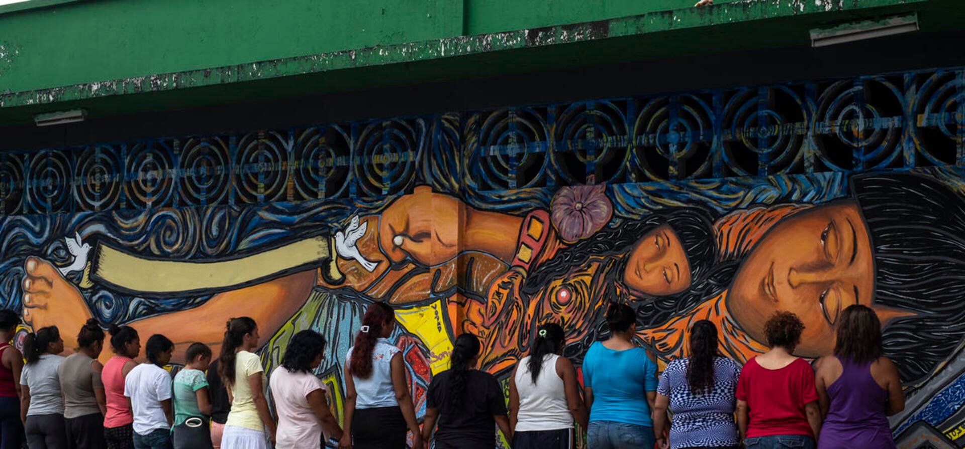 Mexico. Central American women find safety and strength in mural painting