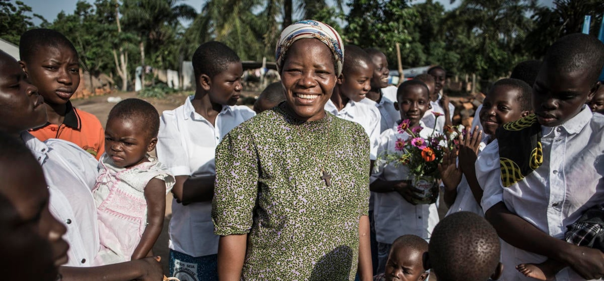 Democratic Republic of Congo. Sister Angelique still transforming lives