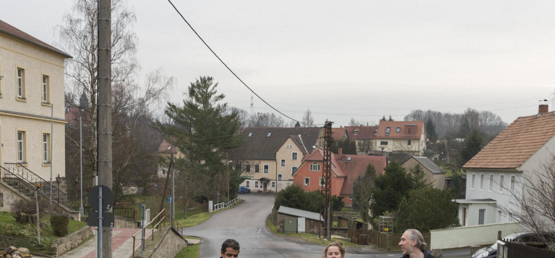 Germany. Asylum seekers living with German citizens