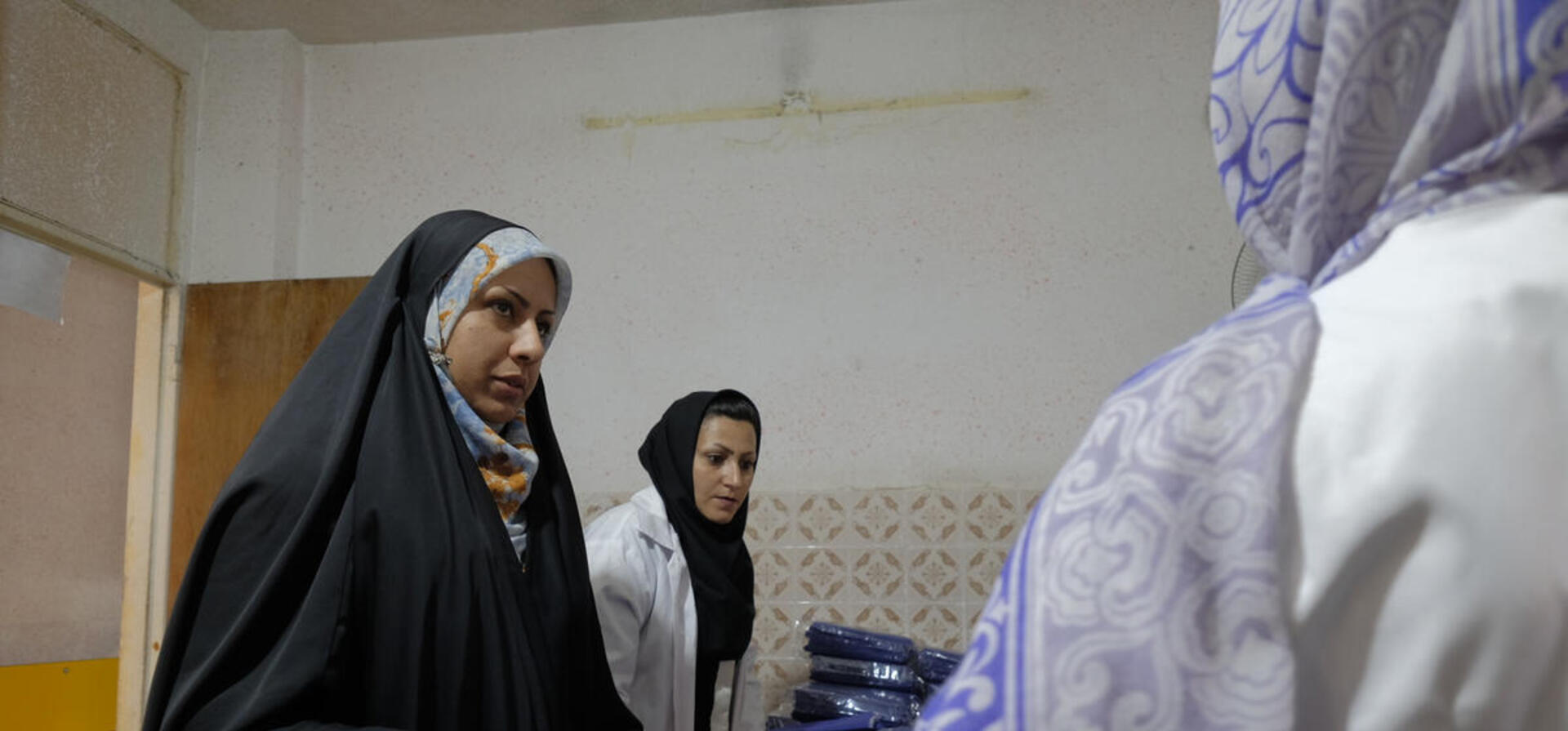 Iran. Afghan widow sets up small business employing fellow refugees