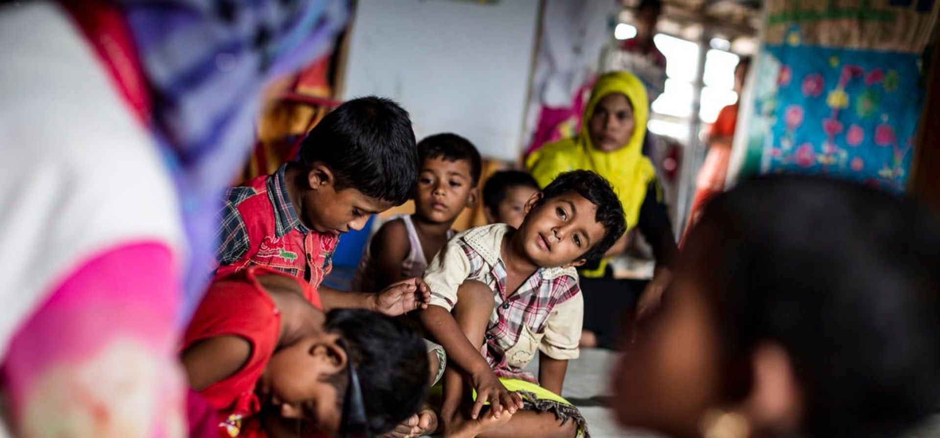 Bangladesh. Caritas' Essence of Learning (EoL) project helps Rohingya children restore and enhance their learning ability