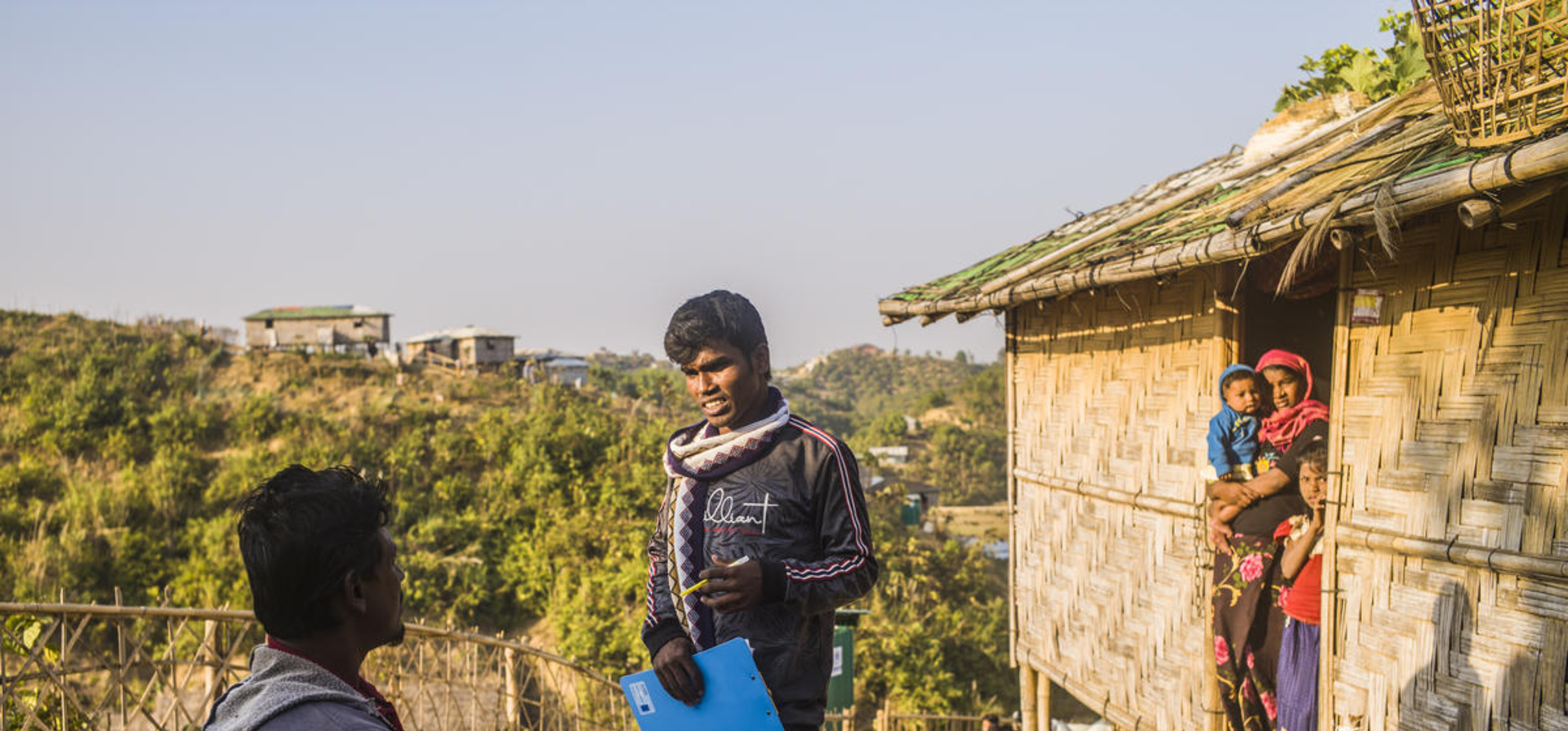 Bangladesh. Rohingya refugee in Charkmakul refugee camp, Teknaf
