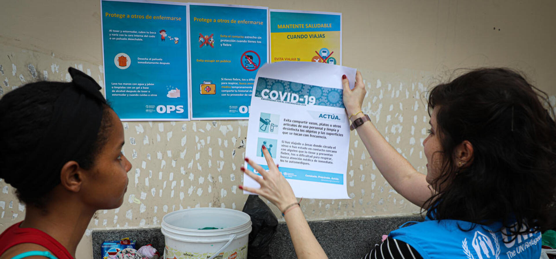 Brazil. Venezuelan refugees receive Covid-19 prevention guidelines