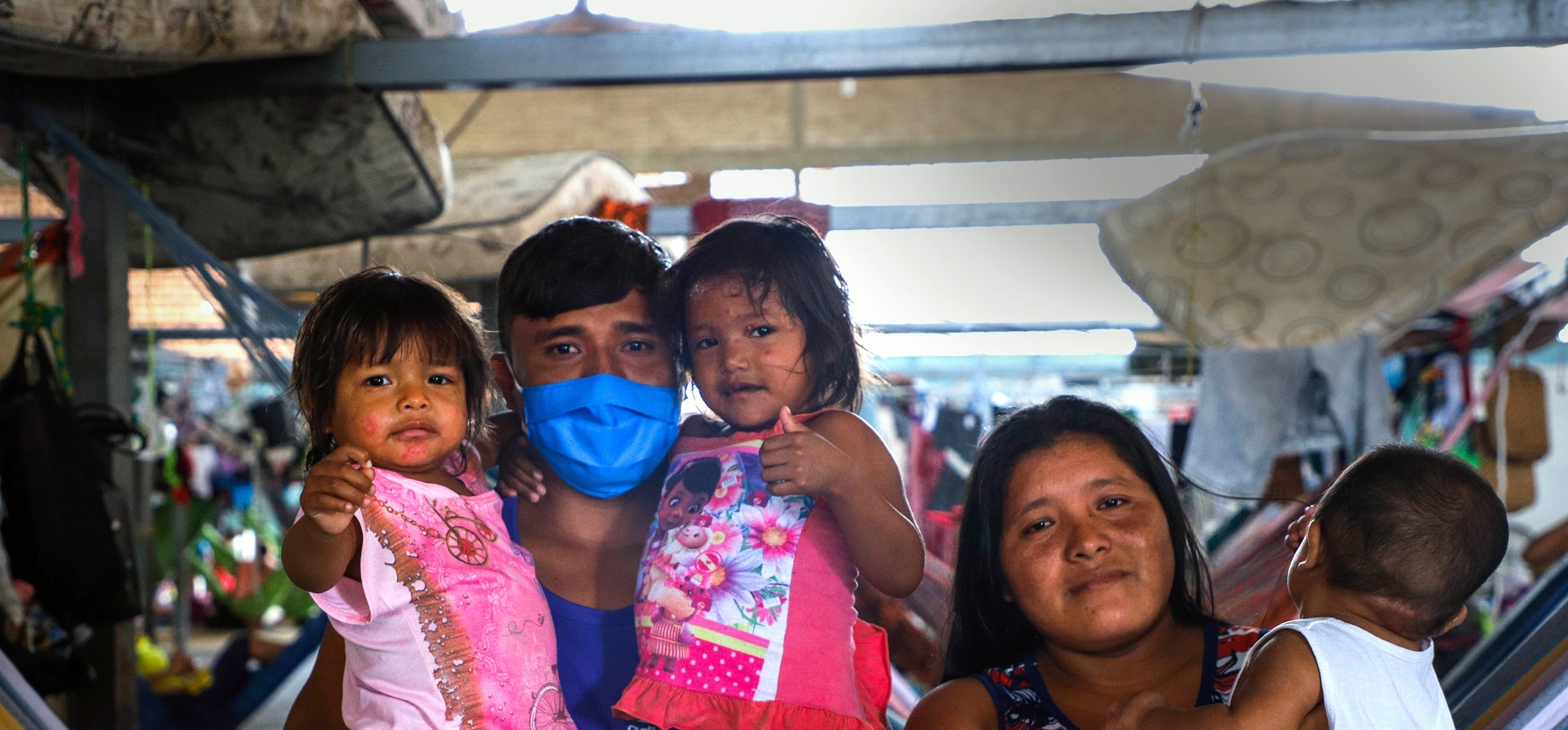 Brazil. Indigenous Warao mother recovers from coronavirus.