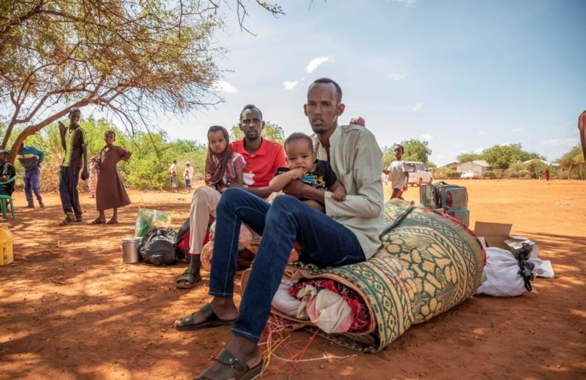 Ethiopia. First group of Somali refugees relocated to new settlement