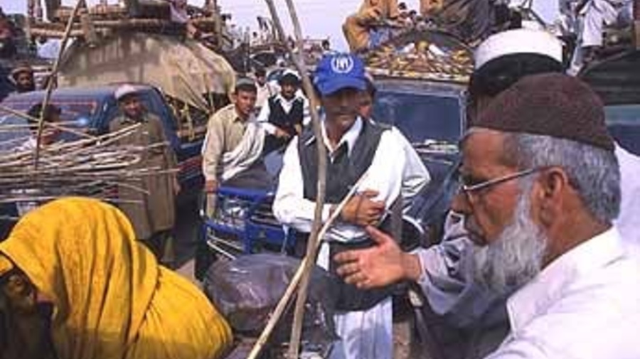 Some 370,000 Afghans have returned from Pakistan, many through the Takhta Baig centre.