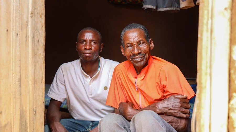 Rwanda. Community care in Mahama refugee camp