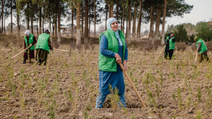 Uzbekistan. "Yashil Makon" project