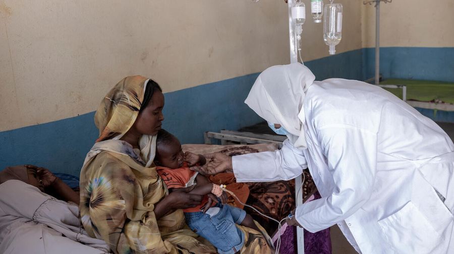 Chad. Sudanese refugees, escaping ongoing hostilities back home, seek safety in Chad’s remote and arid eastern border region, where jobs and resources are scarce.