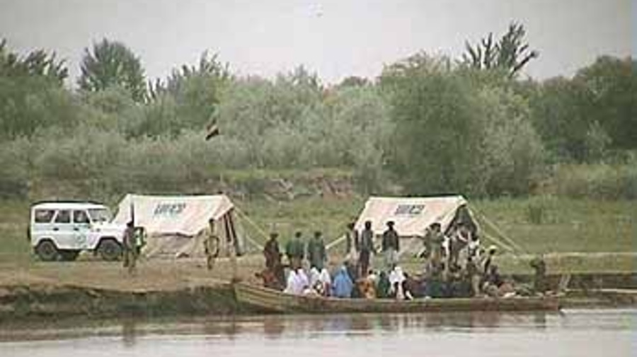 The last 105 Afghans left the Pyandj River islands along the Afghan-Tajik border on Thursday.