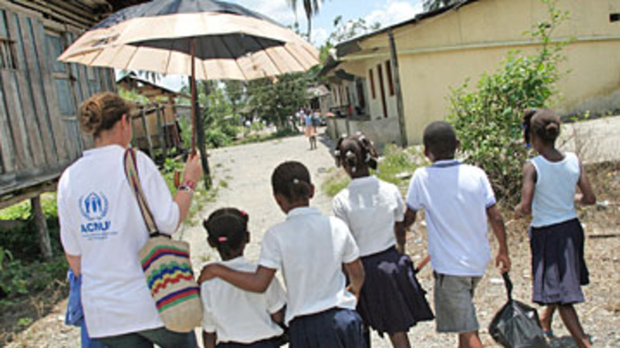 Many Colombian schools are located in remote parts of the country, where teachers are often at great risk of violence from the armed conflict.