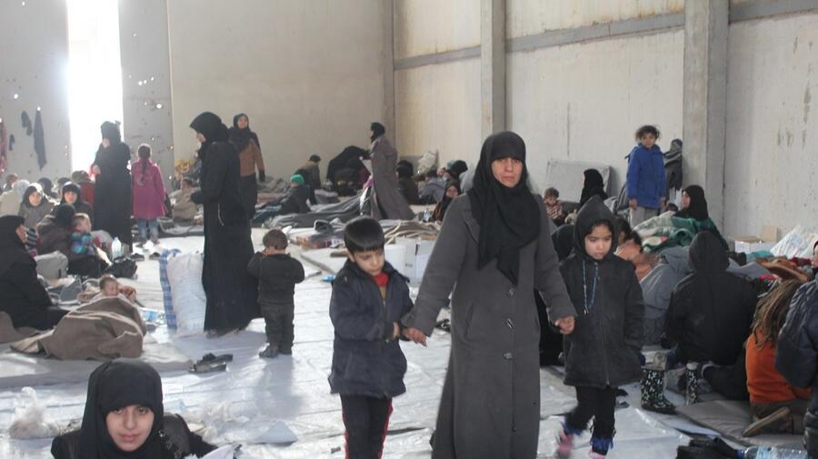Syria. Providing assistance to the newly displaced from East Aleppo