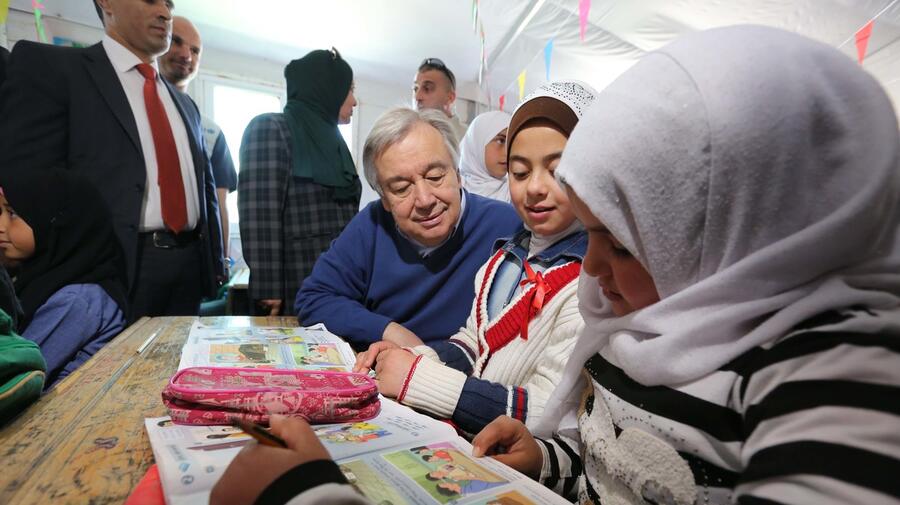 Jordan. Visit of the UN Secretary-General