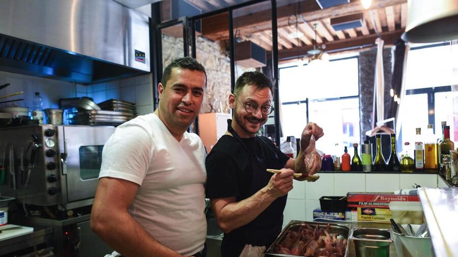 Launch of the Refugee Food Festival in Lyon