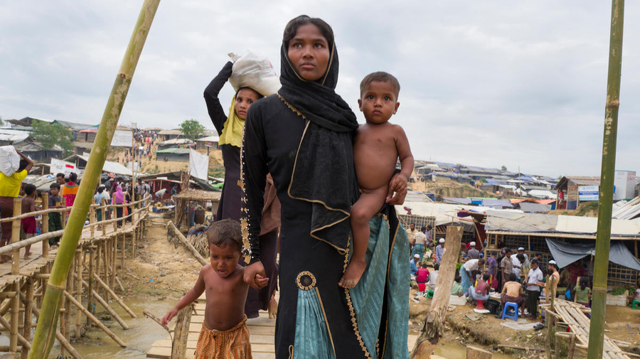 Bangladesh. General views of Kutupalong refugee camp and surrounding areas