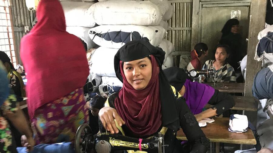 Rohingya refugee women stitch new lives in Bangladesh