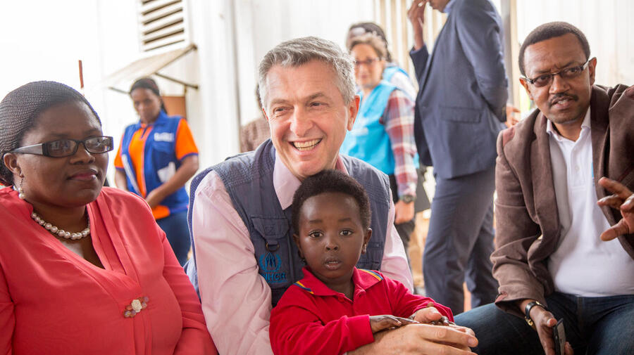 Rwanda. HC visit to Gihembe Refugee Camp