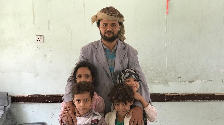 Yemen. Displaced from Al Hudaydah, Yemenis take refuge in a Sana'a school