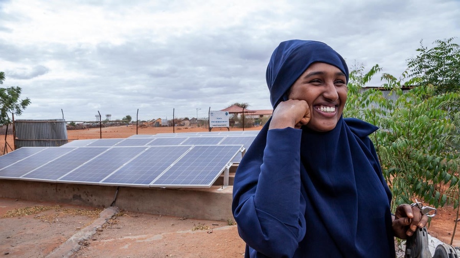 Ethiopia. Sabriina thinks solar is the future