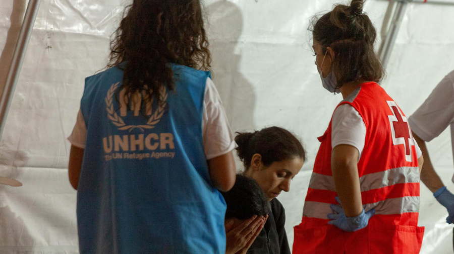 Spain. Rescue ship docks in Algeciras with refugees and migrants