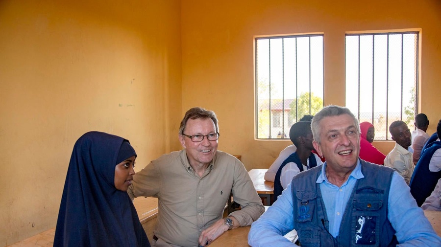 Ethiopia. UN Refugees Chief official visit to Somali region, Ethiopia