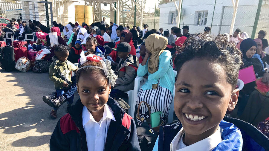 Libya. Evacuation of refugees to Niger